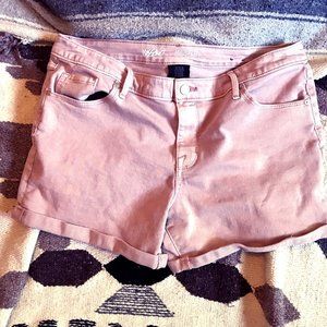 Cute Mossimo Pink Shorts Mid Rise Pink Sz 16/33R